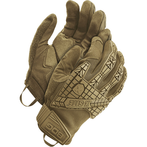X-Site&reg; Impact Performance Gloves, Suede Palm, Size Small Auto-Cam