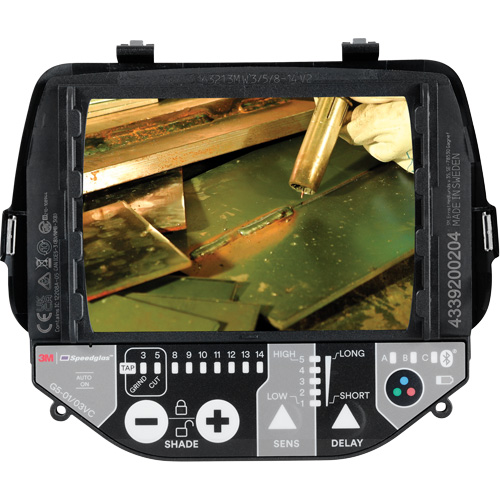 Speedglas G5 Auto-Darkening Variable Colour Filter, 2-4/5" W x 4-1/4" H Viewing Area, For Use With G5-01 and G5-03 helmets Auto-Cam