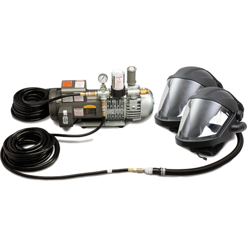 Syst&egrave;me de protection &agrave; alimentation en air MAXSHIELD pour 2 travailleur Auto-Cam