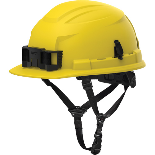BOLT Front Brim Safety Helmet, Meets CSA Type 2, Ratchet Suspension, Non-Vented Auto-Cam
