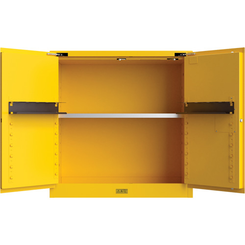 Armoire de s&eacute;curit&eacute; pour produits inflammables Utili-Guard+, 30 gal., 1 Porte(s), 43" La x 44" h x 22" p Auto-Cam