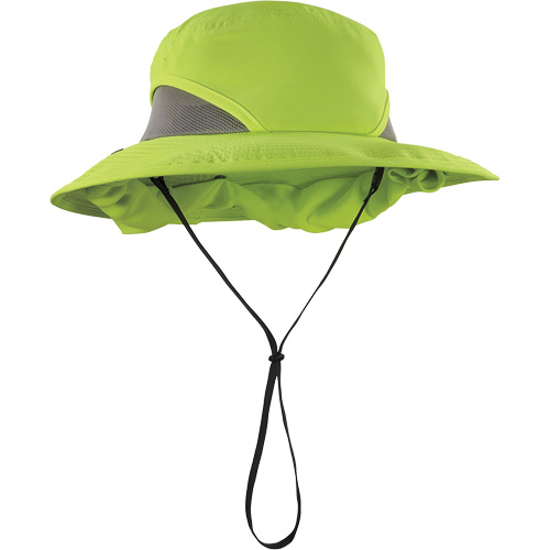 Chill-Its 8934 Ranger Hat with Neck Shade, Large/X-Large, Hi-Vis Lime Auto-Cam