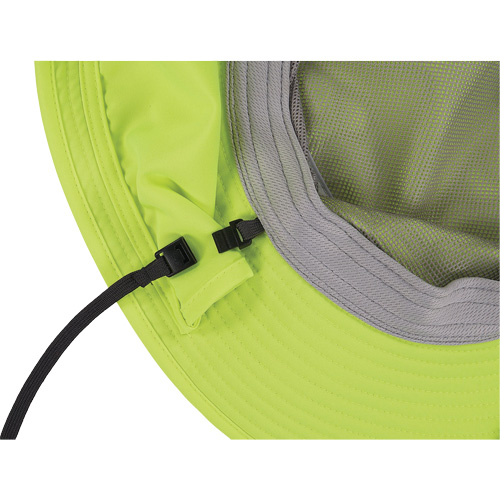 Chill-Its 8934 Ranger Hat with Neck Shade, Large/X-Large, Hi-Vis Lime Auto-Cam