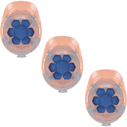 Coussin sup&eacute;rieur de refroidissement pour casque de s&eacute;curit&eacute; Chill-Its 6612 &agrave; &eacute;vacuation de lhumidit&eacute; Auto-Cam