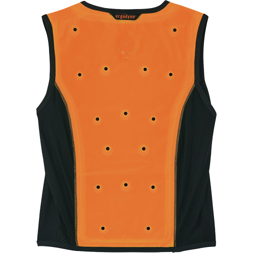 Chill-Its 6685 Dry Evaporative Cooling Vest with Zipper Closure, 3X-Large, Orange Auto-Cam