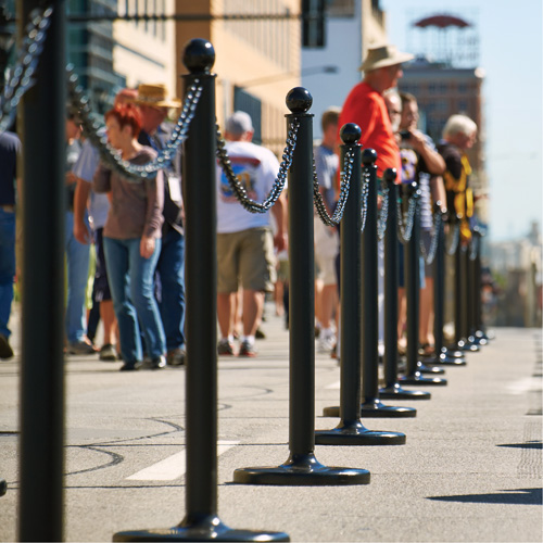 Plastic Barrier Chain, Green Auto-Cam