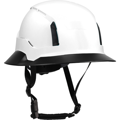 Wide Clip-On Full Brim for RZRBack Climbing Helmet, White Auto-Cam