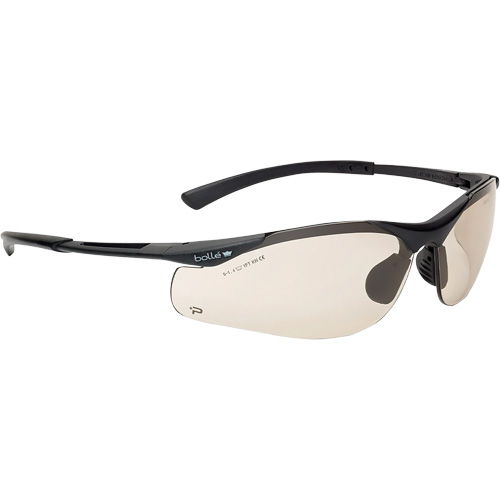 Contour BSSI Safety Glasses, Brown/Copper Lens, Anti-Fog/Anti-Scratch, ANSI Z87+ Auto-Cam