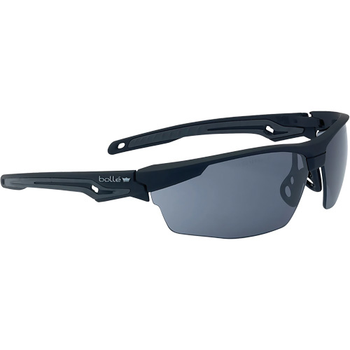 Tryon BSSI Ballistic Safety Glasses, Smoke/Grey Lens, Anti-Fog/Anti-Scratch, ANSI Z87+ Auto-Cam