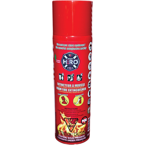 Extincteur Hero 911 sans PFAS, ACK, Capacit&eacute; 500 ml Auto-Cam