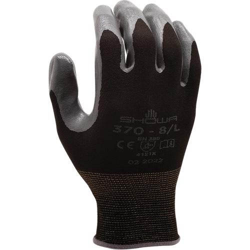Gants 370B, 6/Petit, R&ecirc;vetement Nitrile, Calibre 13, Enveloppe en Nylon Auto-Cam