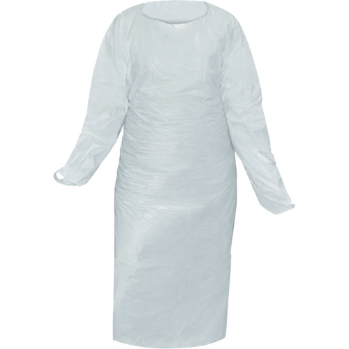 Blouse CoverMe avec passe-pouces, Taille unique, Blanc, Poly&eacute;thyl&egrave;ne Auto-Cam