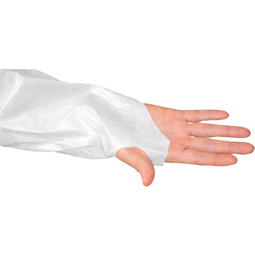 Blouse CoverMe avec passe-pouces, Taille unique, Blanc, Poly&eacute;thyl&egrave;ne Auto-Cam