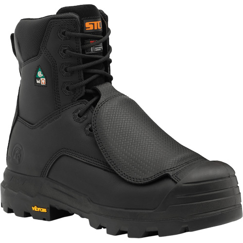 Vulcan Work Boots with External Metguard, Leather, Size 7, Impermeable Auto-Cam
