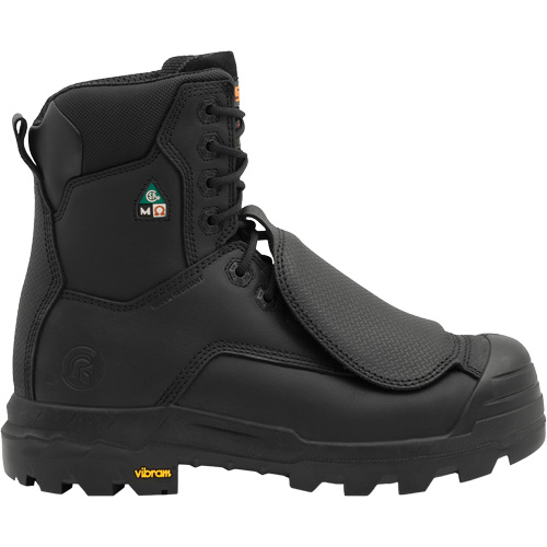 Vulcan Work Boots with External Metguard, Leather, Size 7, Impermeable Auto-Cam