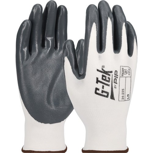 Gants en tricot sans couture G-Tek &eacute;conomiques, T-petit, R&ecirc;vetement Nitrile, Calibre 13, Enveloppe en Nylon Auto-Cam