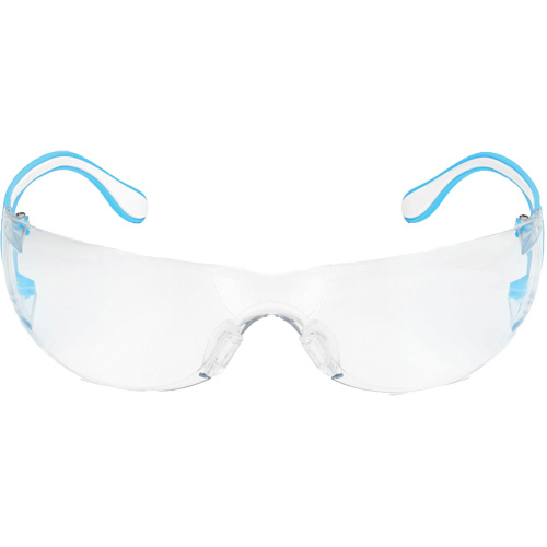 Lunettes de s&eacute;curit&eacute; bleu/blanc Adapt Lite, Lentille Transparent, Antibu&eacute;e/Anti-&eacute;gratignures, ANSI Z87+/R&eacute;pond ou surpasse la norme CSA Z94.3 Auto-Cam