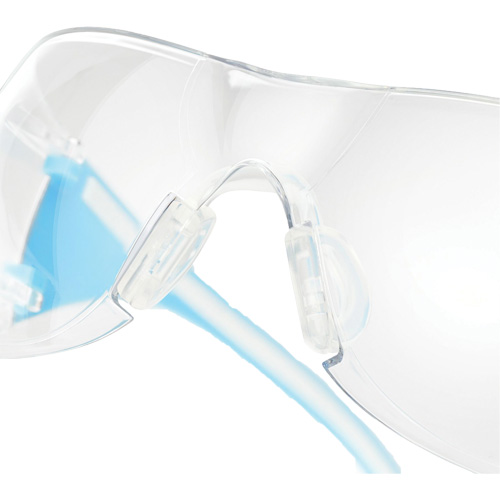 Lunettes de s&eacute;curit&eacute; bleu/blanc Adapt Lite, Lentille Transparent, Antibu&eacute;e/Anti-&eacute;gratignures, ANSI Z87+/R&eacute;pond ou surpasse la norme CSA Z94.3 Auto-Cam