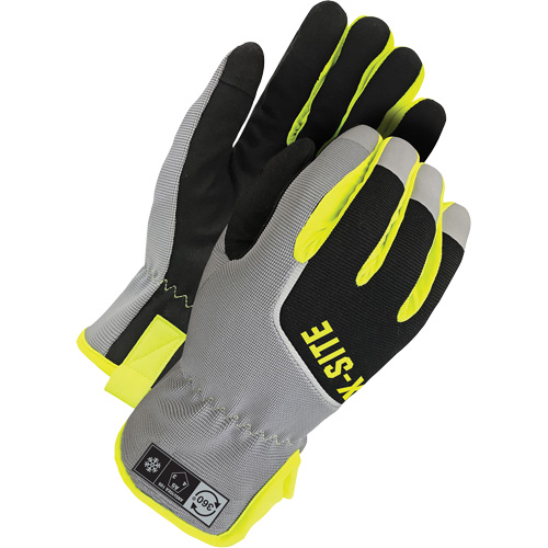Gants de performance X-Site doubl&eacute;s, r&eacute;sistants &agrave; la coupe et compatibles avec les &eacute;crans tactiles, Taille Petit, Enveloppe en Thinsulate/Microfibre/Spandex, ASTM ANSI niveau A5 Auto-Cam