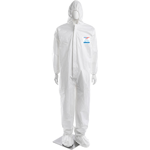 Combinaison XP1800 CoverMe, 5T-Grand, Blanc, Micropore Auto-Cam
