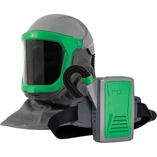 Z-Link Powered Air Respirator with Zytec FR Shoulder Cape, Facepiece Respirator/Welding Helmet Auto-Cam