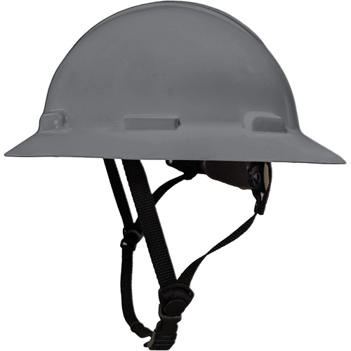 Casque de s&eacute;curit&eacute; &agrave; bordure compl&egrave;te LIDGUARD avec mentonni&egrave;re, R&eacute;pond aux normes CSA type 1, Suspension Rochet, Ventil&eacute; Auto-Cam