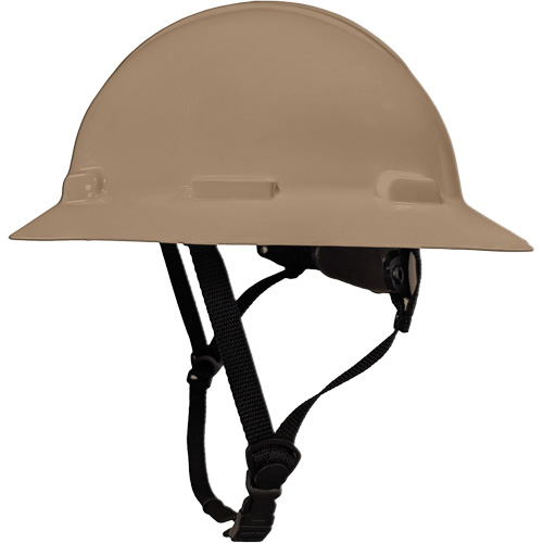 Casque de s&eacute;curit&eacute; &agrave; bordure compl&egrave;te LIDGUARD avec mentonni&egrave;re, R&eacute;pond aux normes CSA type 1, Suspension Rochet, Ventil&eacute; Auto-Cam