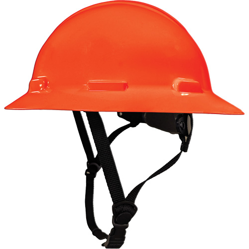 Casque de s&eacute;curit&eacute; &agrave; bordure compl&egrave;te LIDGUARD avec mentonni&egrave;re, R&eacute;pond aux normes CSA type 2, Suspension Rochet, Ventil&eacute; Auto-Cam