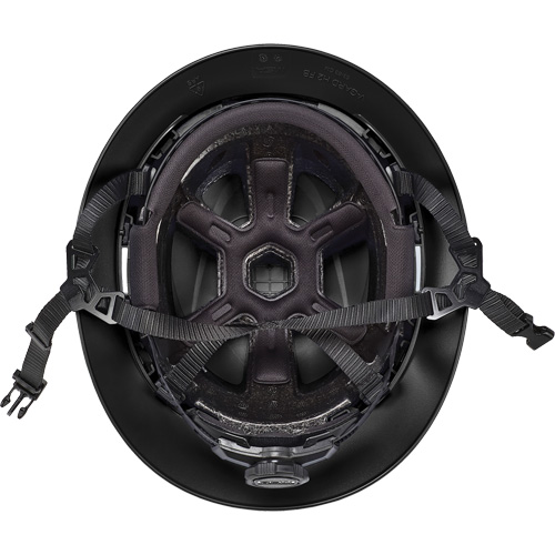 V-Gard H2&reg; Full Brim Safety Helmet, Ratchet Suspension, Non-Vented Auto-Cam