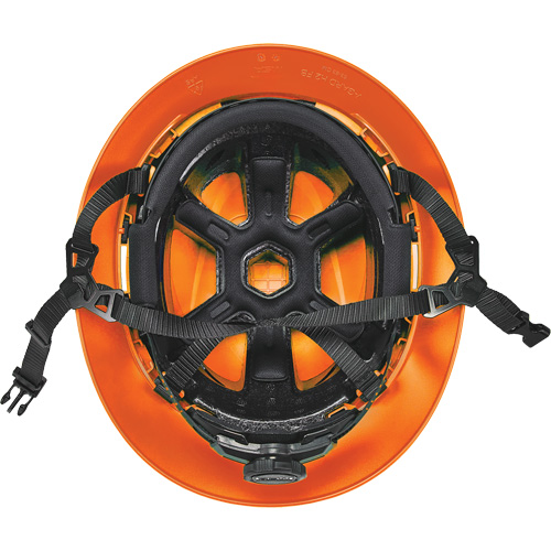 V-Gard H2&reg; Full Brim Safety Helmet, Ratchet Suspension, Non-Vented Auto-Cam