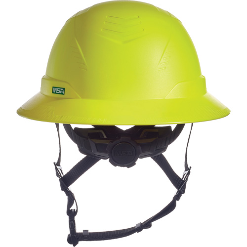 V-Gard H2&reg; Full Brim Safety Helmet, Ratchet Suspension, Non-Vented Auto-Cam