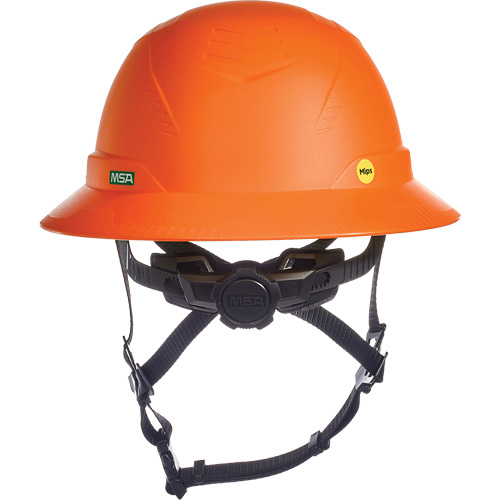 V-Gard H2&reg; Full Brim Safety Helmet with Mips&reg; Safety System, Ratchet Suspension, Non-Vented Auto-Cam