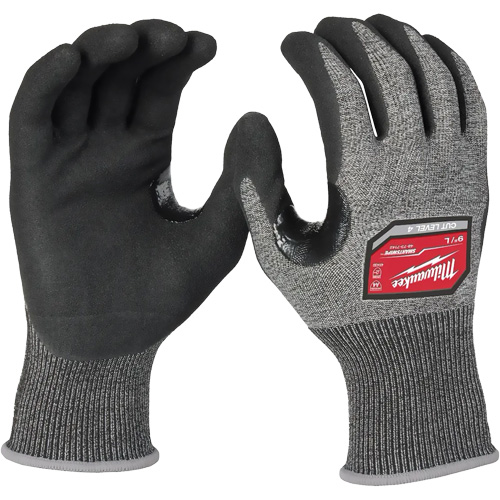Gants haute dext&eacute;rit&eacute; r&eacute;sistants &agrave; la coupe, Taille 2T-Grand, Calibre 18, Rev&ecirc;tement Nitrile, Enveloppe en Poly&eacute;thyl&egrave;ne, ANSI/ISEA 105 niveau 4/EN 388 niveau D Auto-Cam