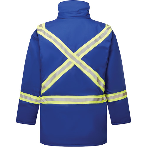 Avenger 9 oz Insulated Parka, Style 3215, Men's, 4X-Large (Tall), Blue Auto-Cam
