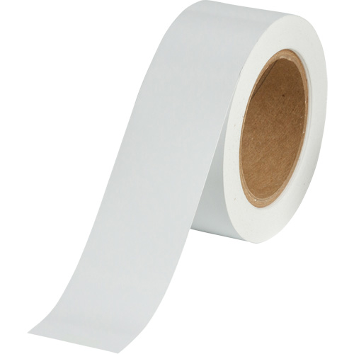 Pipe Marker Tape, 90', White Auto-Cam