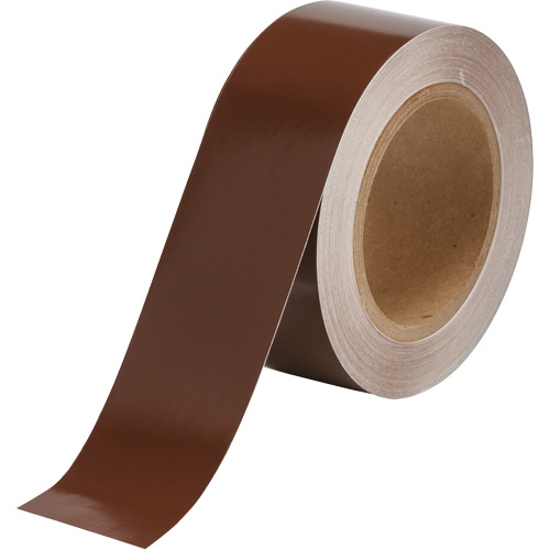 Pipe Marker Tape, 90', Brown Auto-Cam