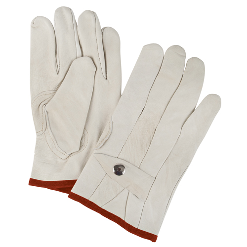 Gants de cordeur d'usage standard, Petit, Paume Cuir fleur de vache Auto-Cam