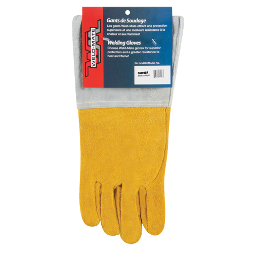 Superior Fit TIG Welding Gloves, Split Deerskin, Size Medium Auto-Cam