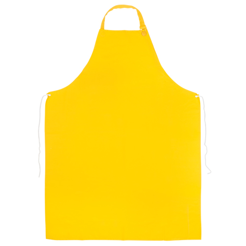 PVC Apron, PVC, Yellow, 35" W x 45" L Auto-Cam