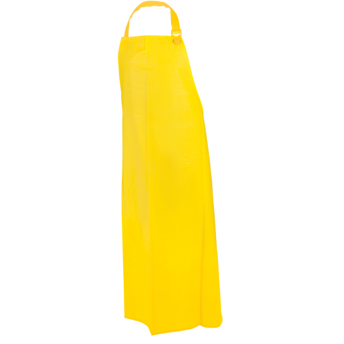 PVC Apron, PVC, Yellow, 35" W x 45" L Auto-Cam