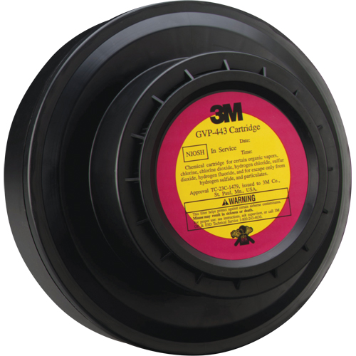 Cartouche pour appareils de protection respiratoire (APR) &agrave; &eacute;puration d'air motoris&eacute;, Gaz acide/Vapeur organique, Paquet de 1 Auto-Cam