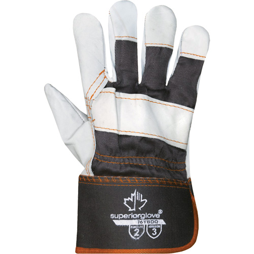 Endura&reg; Sweat-Absorbing Gloves, X-Large, Grain Cowhide Palm, Cotton Inner Lining Auto-Cam