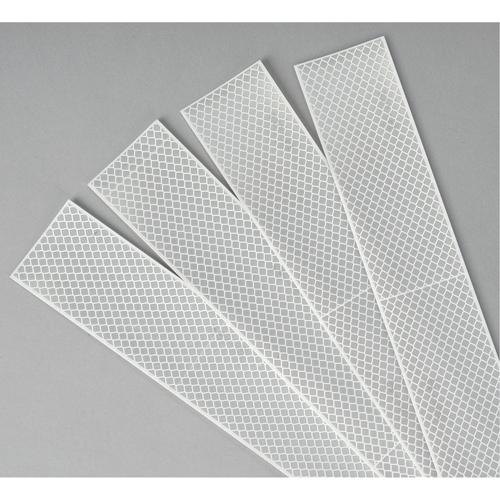 3M Scotchlite Diamond Grade Conspicuity Sheeting Series 983, 2" W x 12" L, White Auto-Cam
