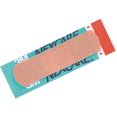 Bandages confortables Nexcare, Rectangulaire/carr&eacute;e, 3", Tissu, St&eacute;rile Auto-Cam