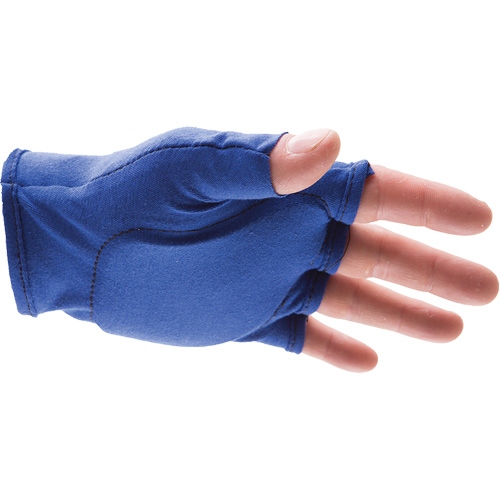 Anti-Impact Fingerless Right-Hand Glove Liner, 6/X-Small, Synthetic Palm, Slip-On Cuff Auto-Cam