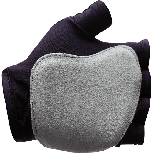 Anti-Impact Fingerless Left-Hand Glove, X-Small, Split Leather Palm, Slip-On Cuff Auto-Cam