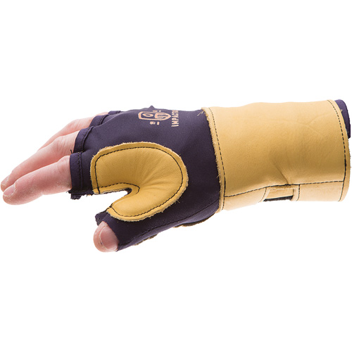 Premium Impact & Repetitive Strain Protective Right-Hand Glove, Size X-Small, Grain Leather Palm Auto-Cam