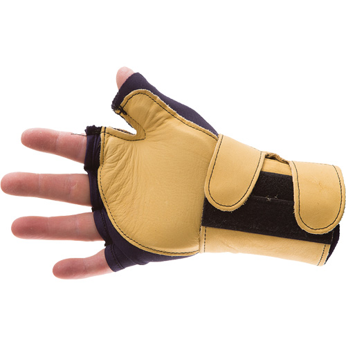 Premium Impact & Repetitive Strain Protective Right-Hand Glove, Size X-Small, Grain Leather Palm Auto-Cam