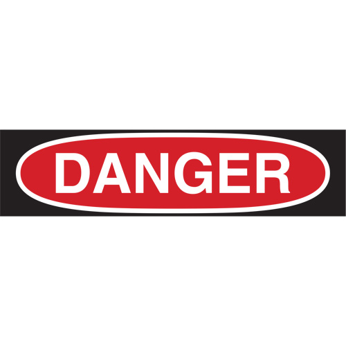 Enseigne Danger, 10" x 14", Polystyr&egrave;ne, Bilingue Auto-Cam