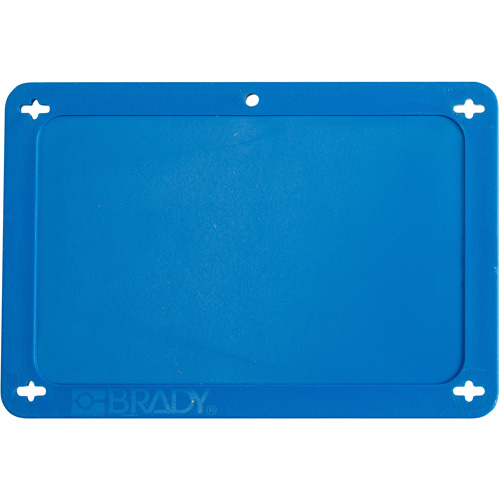 &eacute;tiquette vierge pour vanne, Plastique, 4-3/4" la x 3-1/4" h Auto-Cam